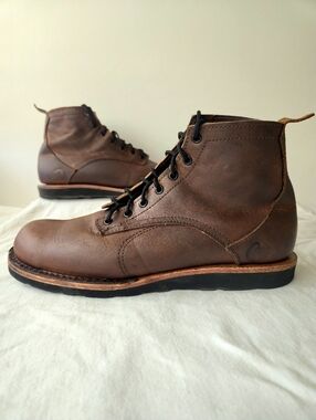 Origin Coronado Men's Leather Ankle Boots Whiskey Brown Size 12 D Maine USA